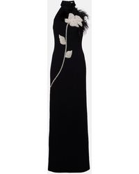 Rebecca Vallance - Robe Starlight Mit Federn Und Kristallen - Lyst