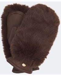 Goldbergh - Hill Leather Mittens - Lyst