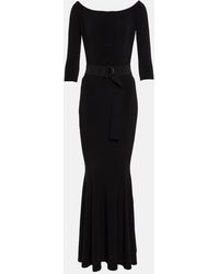 Norma Kamali - Off-shoulder Fishtail Gown - Lyst