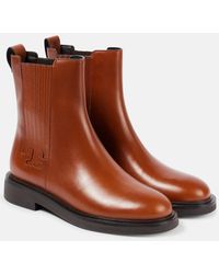 Tory Burch - Chelsea Boots T Monogram Aus Leder - Lyst