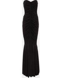 Norma Kamali - Ruched Jersey Gown - Lyst