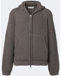 Our Legacy - Level Wool Zip-Up Hoodie - Lyst