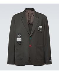 Undercover - Single-breasted Wool-blend Blazer - Lyst