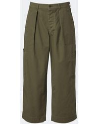 A.PRESSE - Cotton Wide-Leg Pants - Lyst