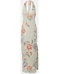 SIR. - Floral Linen Maxi Dress - Lyst