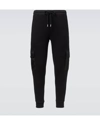 Moncler - Jogginghose Aus Einem Baumwollgemisch - Lyst