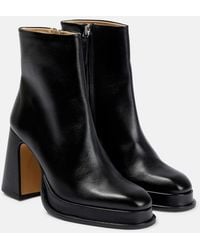 Souliers Martinez - Chueca Leather Ankle Boots - Lyst