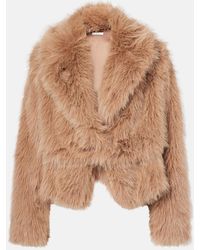 The Sei - Faux Fur Bomber Jacket - Lyst