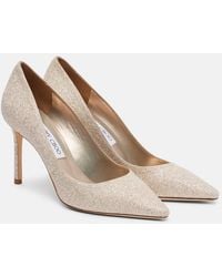 Jimmy Choo - Romy 85 Glitter Pumps - Lyst
