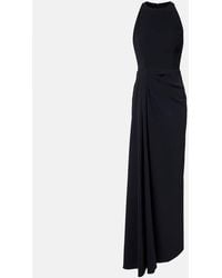 Givenchy - Draped Halterneck Maxi Dress - Lyst