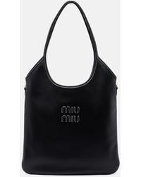Miu Miu - Ivy Medium Leather Shopper - Lyst