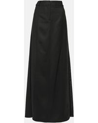 Victoria Beckham - Wool-blend Maxi Skirt - Lyst