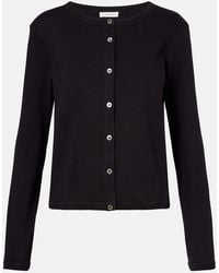 The Row - Gretas Knitted Cotton Cardigan - Lyst