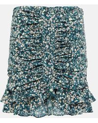 Isabel Marant - Milendi Silk-blend Miniskirt - Lyst