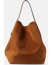 TOTEME - Belted Suede Tote Bag - Lyst