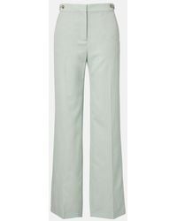 Stella McCartney - Wool Straight Pants - Lyst