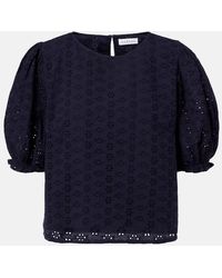 Velvet - Blusa Dalyn De Algodon Bordada - Lyst