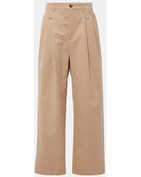 Wardrobe NYC - Drill Chino Cotton-Blend Wide-Leg Pants - Lyst