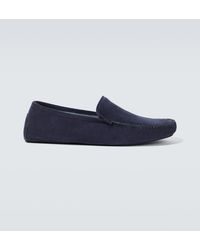 Thom Sweeney - Suede Loafers - Lyst