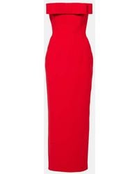 The New Arrivals Ilkyaz Ozel - Sisu Bow-Detail Strapless Gown - Lyst