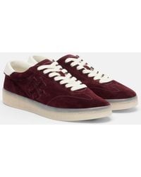 Tory Burch - Phoenix Suede Sneakers - Lyst