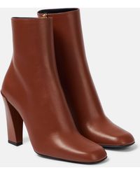 Victoria Beckham - Leather Ankle Boots - Lyst