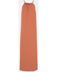 Eres - Vestido Largo Tiana Con Cuello Halter - Lyst