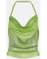 GIUSEPPE DI MORABITO - Crystal-Embellished Halterneck Top - Lyst