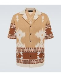 Alanui - Icon Piquet Cotton Jacquard Shirt - Lyst