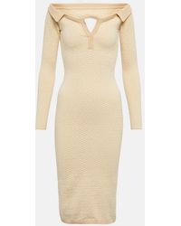 Jacquemus - La Robe Pampero Cotton-blend Midi Dress - Lyst