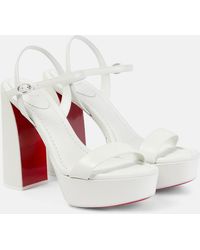 Christian Louboutin - Movida Jane 130 Leather Platform Pumps - Lyst