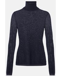 Gabriela Hearst - Costa Cashmere And Silk Turtleneck Top - Lyst