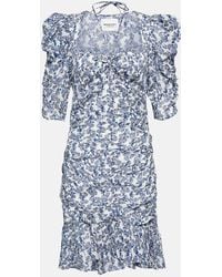 Isabel Marant - Abito corto a fiori - Lyst