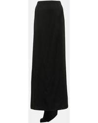 Brunello Cucinelli - Satin Maxi Skirt - Lyst