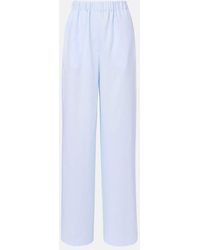 Loro Piana - Weite High-Rise-Hose Valerio Aus Leinen - Lyst