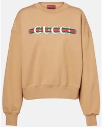 Gucci - Sudadera En Jersey De Algodon Con Logo - Lyst