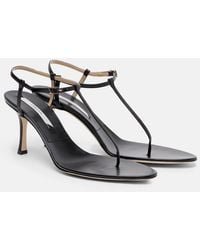 Christen - Mono Strap 75 Leather Thong Sandals - Lyst