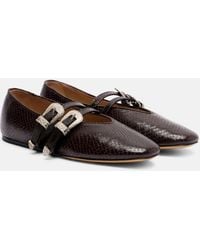 Le Monde Beryl - Claudia Leather Mary Jane Flats - Lyst