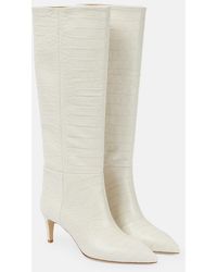 Paris Texas - 105mm Embossed Leather Knee-high Boots - Lyst