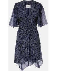 Isabel Marant - Vivienne Printed Muslin Minidress - Lyst
