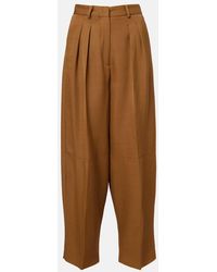 Altuzarra - Dash Cropped Barrel-Leg Pants - Lyst