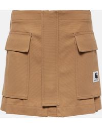 Sacai - X Carhartt Cotton Cargo Shorts - Lyst