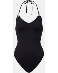 Bottega Veneta - Embellished Swimsuit - Lyst