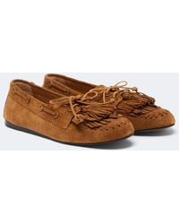 Isabel Marant - Fersi Fringed Suede Boat Shoes - Lyst