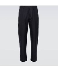 Dries Van Noten - Gerade Hose Aus Einem Wollgemisch - Lyst