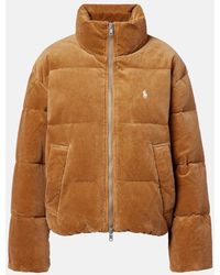 Polo Ralph Lauren - Cotton Corduroy Down Jacket - Lyst