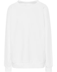 Max Mara Helga Cotton-blend Sweatshirt - White