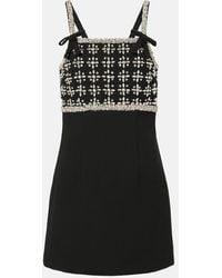 Rebecca Vallance - Rina Crystal-Embellished Minidress - Lyst