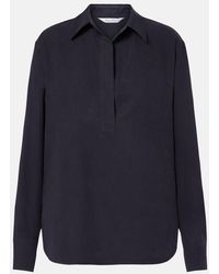 Max Mara - Mirko Silk Crepe Blouse - Lyst