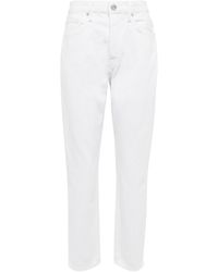FRAME Jeans regular Le Nouveau a vita alta - Bianco